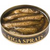 Sprats fumés de Riga  120gr à l' huile végétale