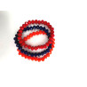 Bracelets femme (3 bracelets de perles aux couleurs de l' Arménie )